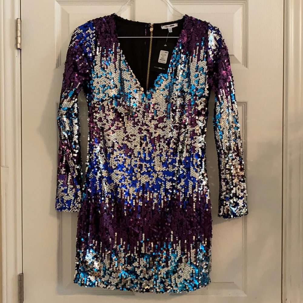 NWT Fun Loving Sequin Dress - Fashion Nova